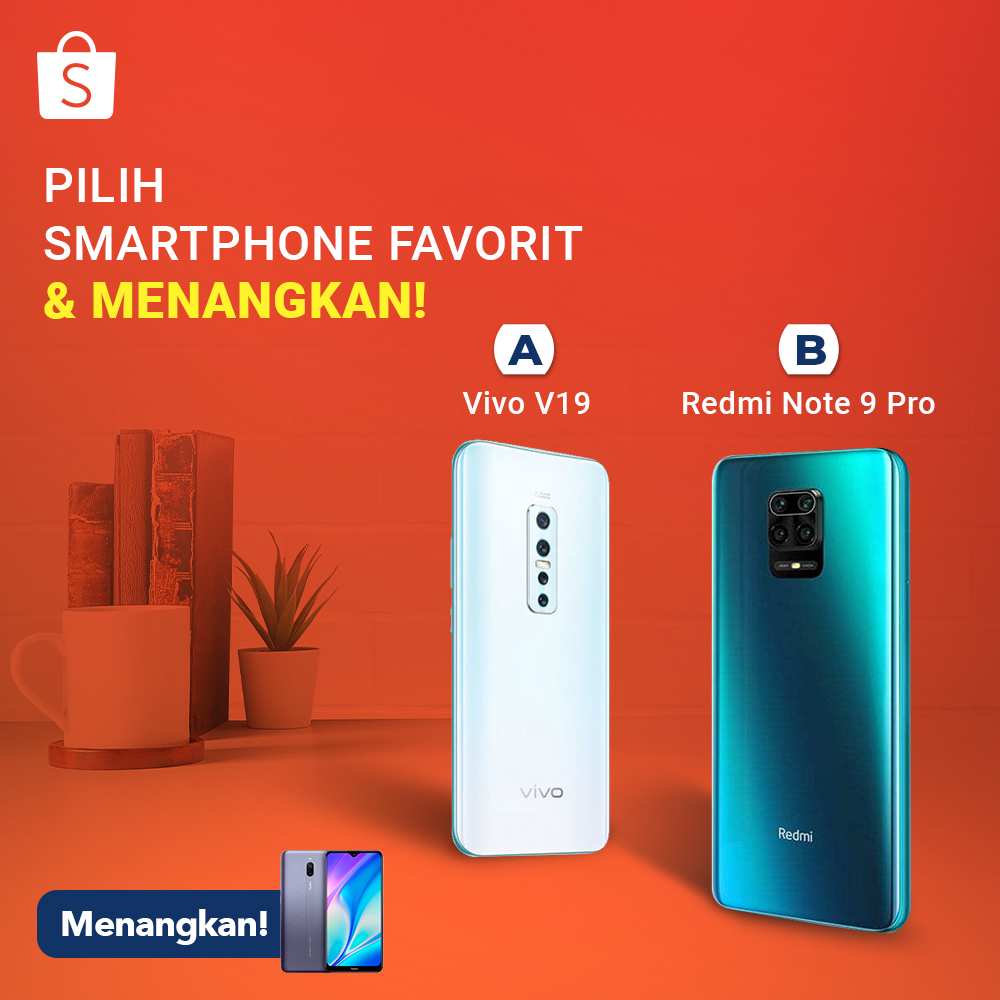 Yuhuu Sobat Shopee~ Hari ini kita mau GIVEAWAY Redmi 8A Pro, nih! 😊  Langsung aja ikutin caranya ya:

1. FOLLOW @shopeeid
2. RT &amp; LIKE tweet ini
3. REPLY pilihan kamu &amp; pakai #WeekendSamaShopee SEBANYAK-BANYAKNYA
4. 1 pemenang dipilih ACAK

Periode hingga 22 Juni 2020.
#ShopeeID