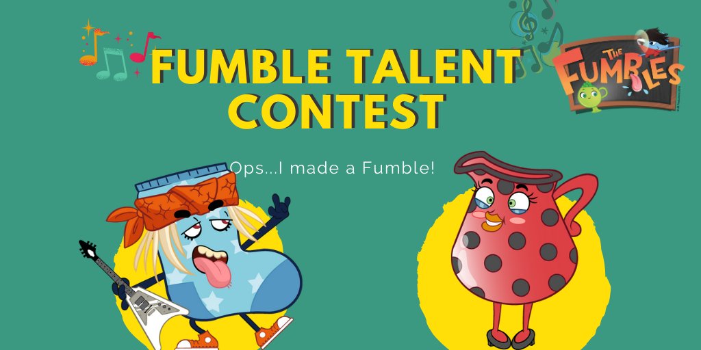 Fumbleland's tweet photo. ⭐️ Fumble Talent Contest ⭐️
Bambini e bambini, mamme, papà e insegnanti,
Mrs Spelling e i Fumbles sono curiosi di vedere i loro fan alla prese con il Fumble Jingle e con qualche parolina di inglese!
Vi aspettiamo numerosi!🌈
#fumbles #fumbleland #raiyoyo
https://t.co/73wRurvYn6 https://t.co/BJiTUeB3vM