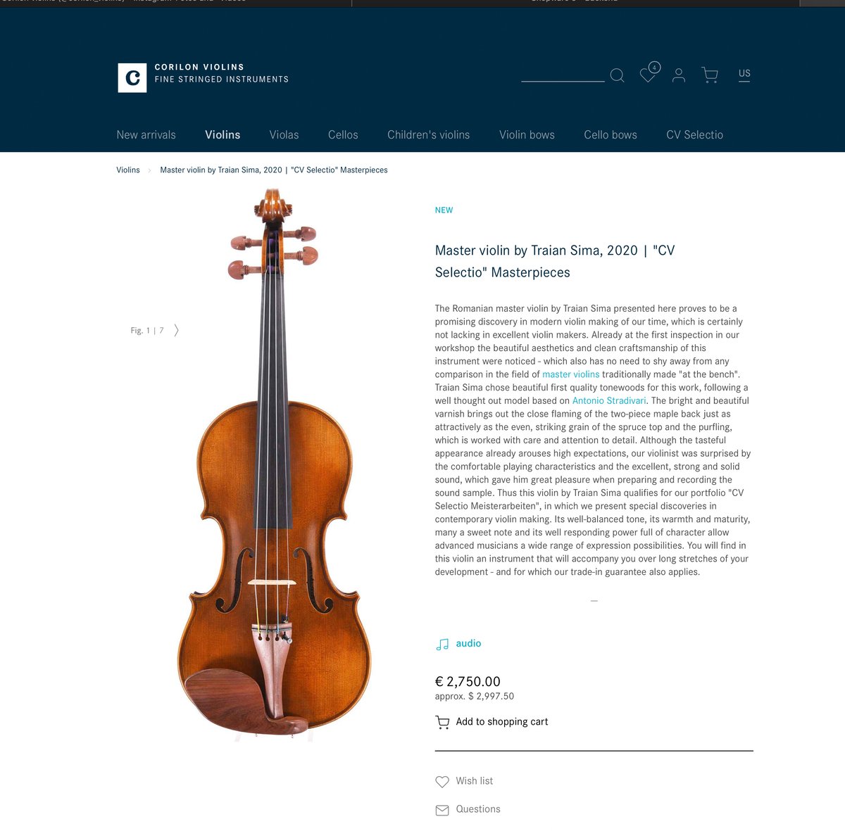 Corilon_violins's tweet image. This new violin by Traian Sima is a tonal discovery in current violin making: we reveal why this modern master violin inspires our violin soloist 
corilon.com/us/new-arrival… 

#violin #fidd #violins #masterviolin #violinlover #violinist #violinforsale #violinpractice #바이올린