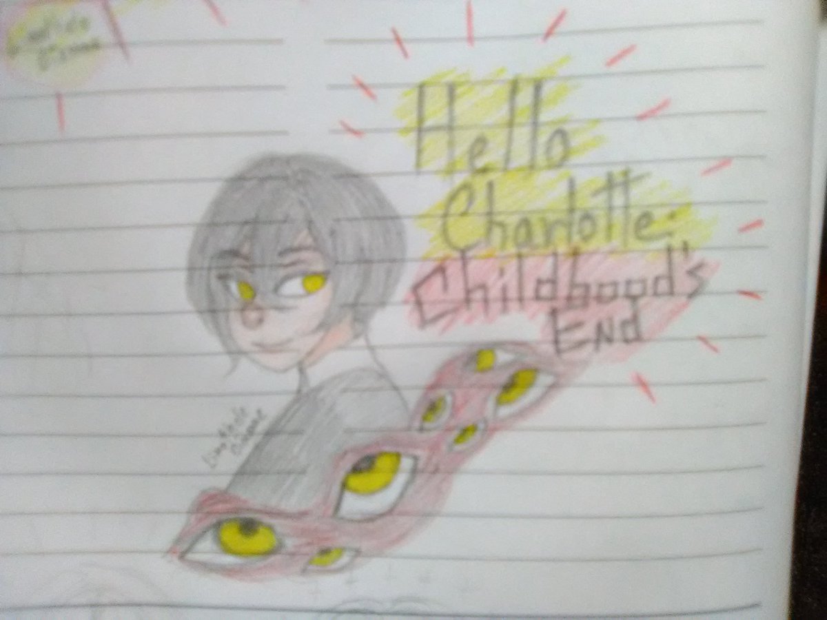 LinoLinotheleDi's tweet photo. Día cinco del #hellocharlotteweek, Episode 3: Childhood's End.
Mis dibujos prácticamente se pueden resumir en:
Mi cerebro: haz los dibujos más grandes para que la cámara los capte mejor
Yo: https://t.co/19tATdmOQX