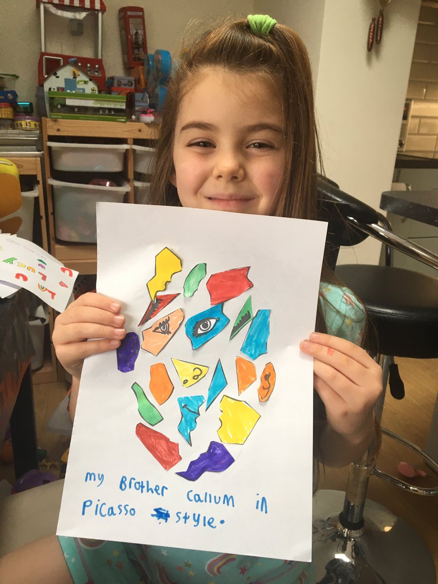 susannah78's tweet image. Picasso artwork 🖼👩‍🎨 @C_Tottman_abts @MrsKing2D @Kristiesamuel1 #picasso #arthomework #whatabeauty