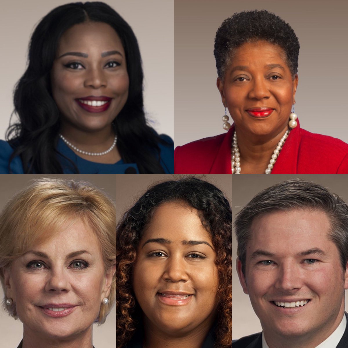 These are the Democratic State Senators who opposed the bill, up until the Senate finally adjourned at 3am this morning:(clockwise from L to R) @katrinafortn  @SenatorGilmore  @yarbro  @SenAkbari  @SaraforTN