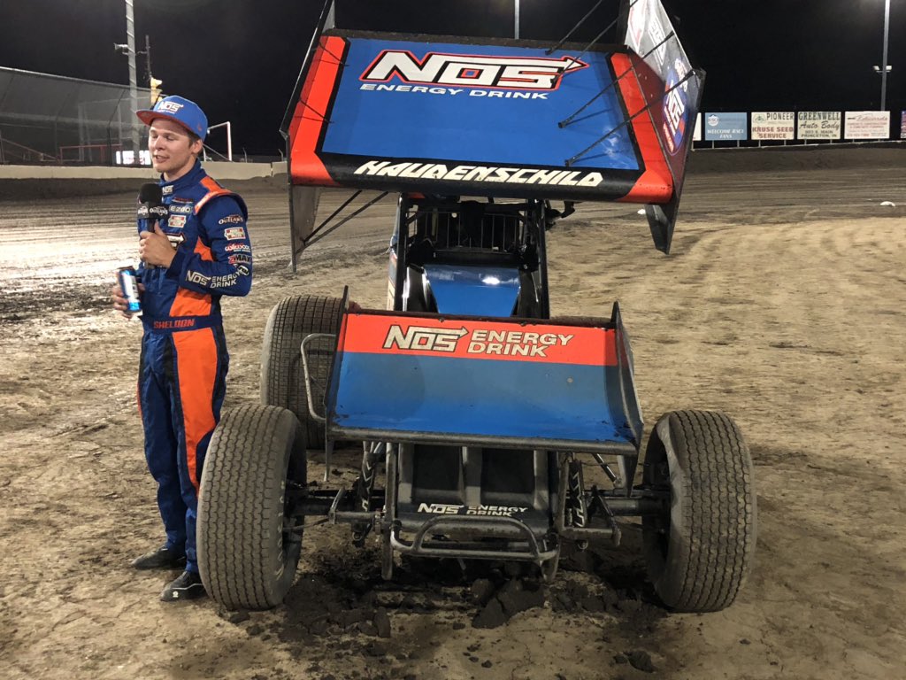 While it wasn’t a win, @Haudenschild_17’s runner-up finish tonight brings his hot streak to six top-five finishes in the last seven races in his <a href="/NosEnergyDrink/">NOS Energy Drink</a> #17.