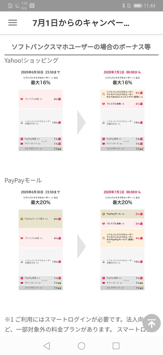 ペイペイ モール 日曜日