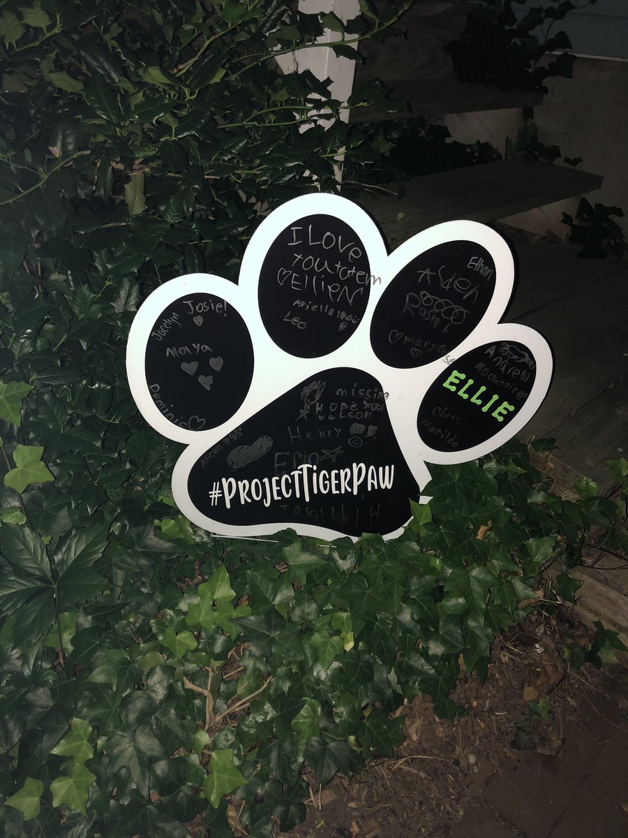 I love that I will be reminded of my special first grade class every time I get home. Thank you!! ♥️ <a href="/JFTatemES/">J. Fithian Tatem Elementary School</a> #projecttigerpaw