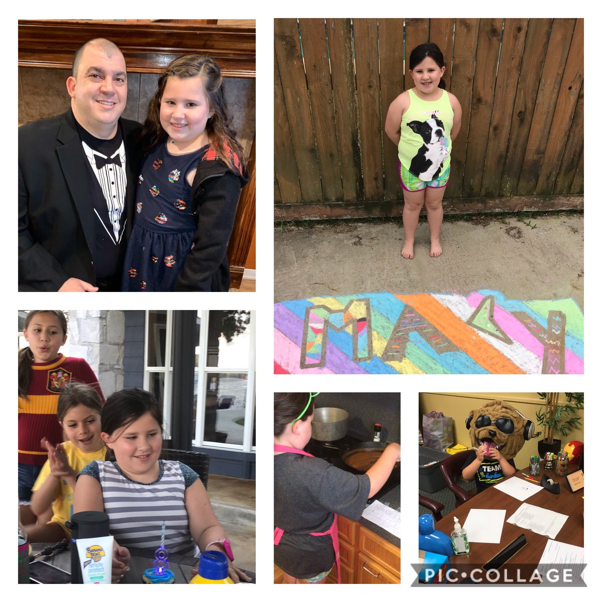 TobyLatch's tweet photo. I can’t believe my baby girl turned 8 today. She’s beautiful, funny, creative and makes her own gumbo roux from scratch! I’m excited to see what the next year with you brings Macy Jo! @ReneLatiolais https://t.co/A6KJGssQyd