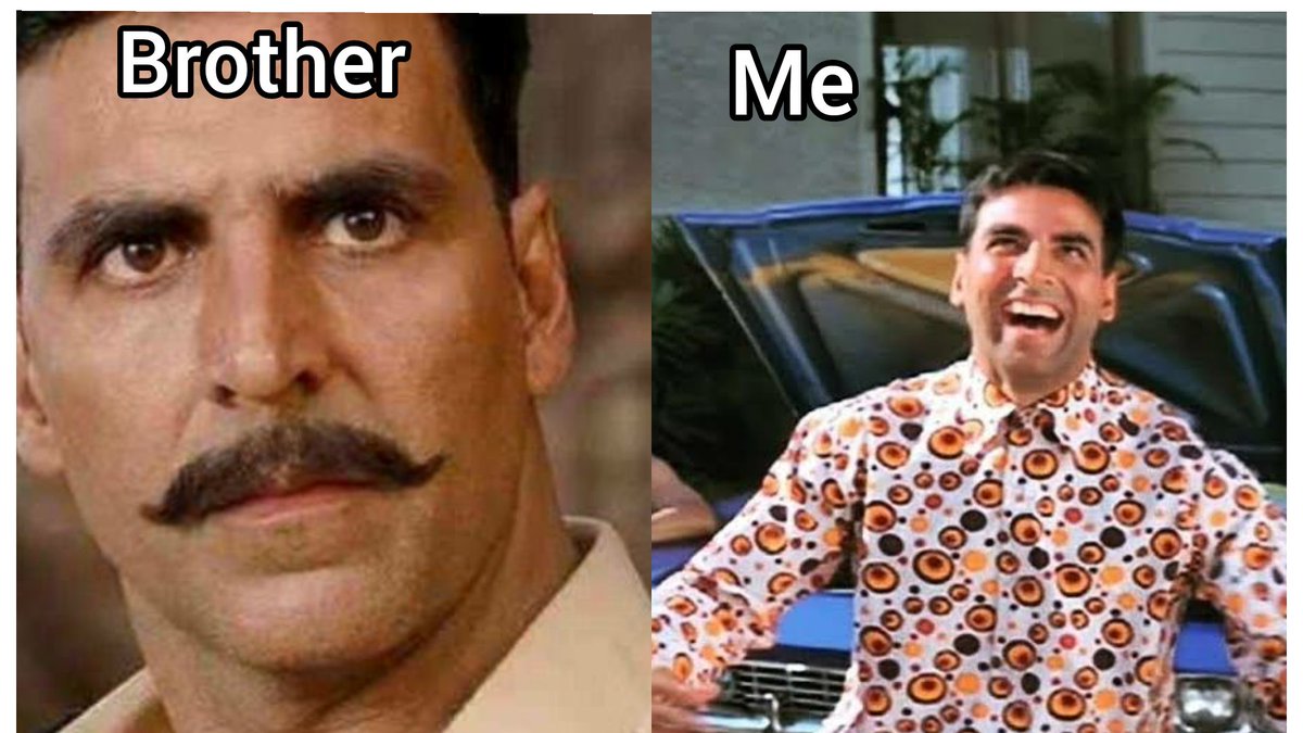 memeshollicc's tweet photo. Me : Bhai #aeroplane ✈ mein bda  kutta 🐕 le jana allowed hai kya? 
Brother: Nahi 
Me : Tu kese jayega phir? https://t.co/meGgSXev3N