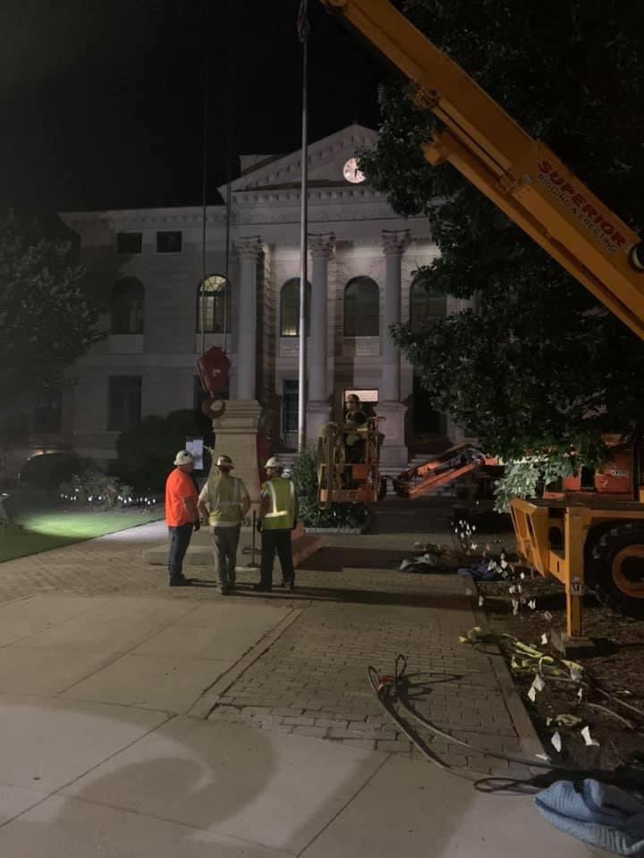 Dem_SCP's tweet image. Proud of my #Decatur community for being the first in Georgia to dismantle a confederate monument. No longer will we allow these symbols of hate and injustice to define our communities. One down, many more to go! #BLM