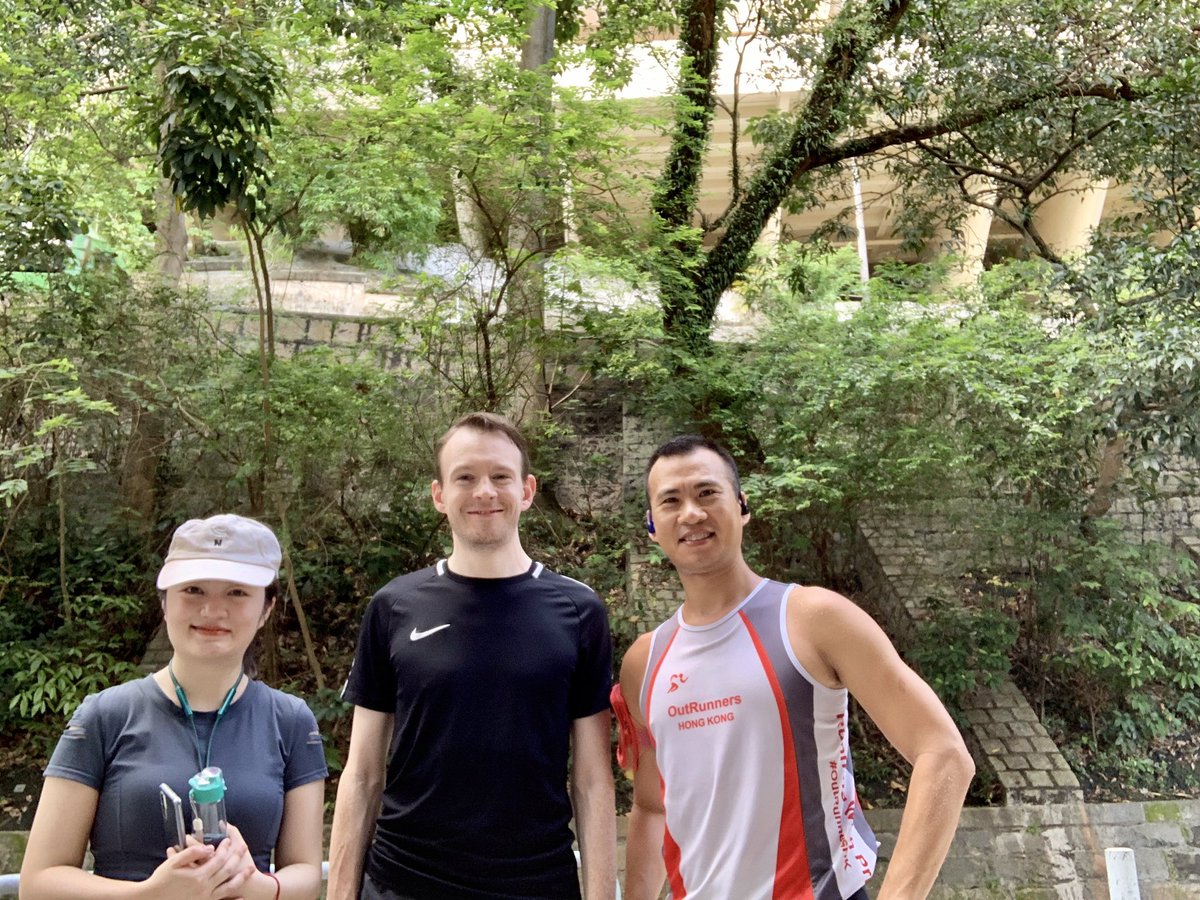 OutRunnersHK's tweet photo. Sunny morning but yet so hot the unbearable heat. Well done guys for a sweaty run!

#OutrunnersHK #LBGT #Diversity #Inclusion #RunHK #PrideRun #HappyPride #Pride2020  #HKPride #PrideHK #PrideMonth #WorldPride https://t.co/GB0wgxz7x0