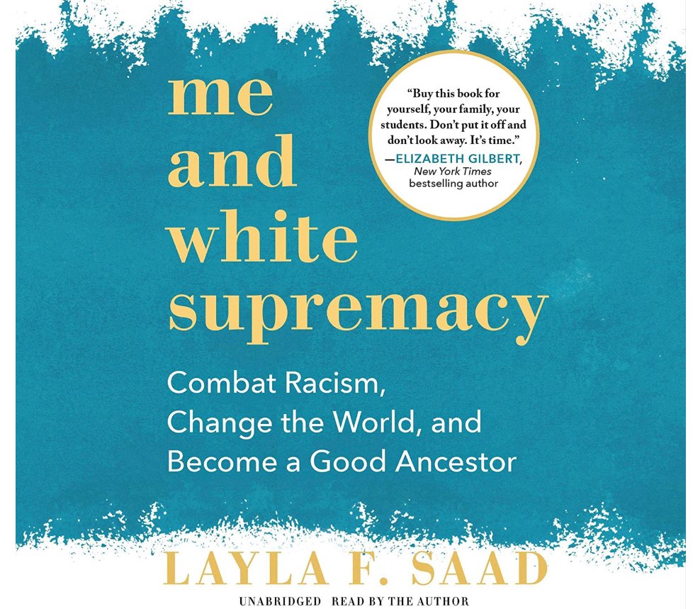 The White Gaze/White Centering:According to Layla F. Saad of Me and White Supremacy, it's "the centering of white people, white values, white norms & white feelings over everything and everyone else."This includes telling the story from the white perspective.  #langchat