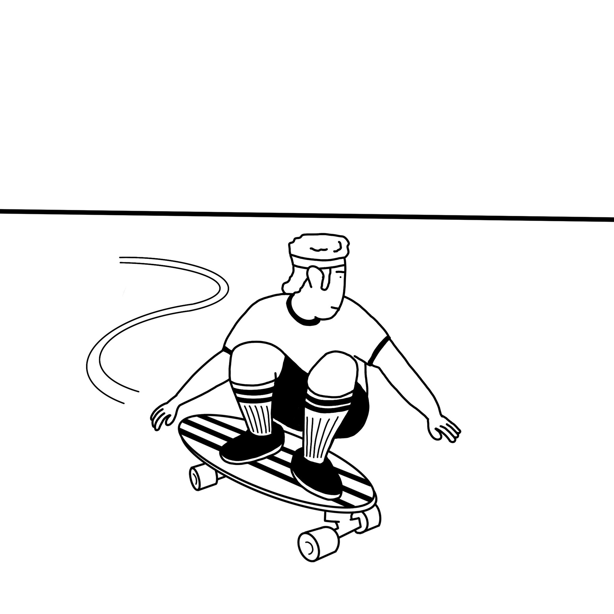 44nollie 70年代スケートスタイル シンプルイラスト クリエイター イラスト好きな人と繋がりたい お洒落好きな人と繋がりたい ファッション アートワーク 絵が好きな人と繋がりたい イラスト Beams かわいい 70s デザイン