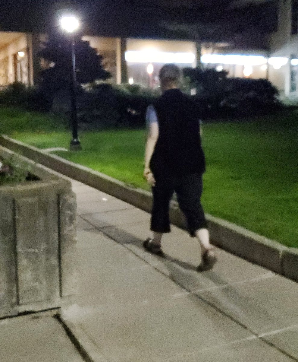 Her: (More racist remarks, intimidating and offensive body language.).Me: (Nope. Not today. Nope. You don't get to tell me where I get to take up space today. NOPE. Wrong chick today. NOOOOOOPE.).Her: (Stomps off & slams door to her building.)