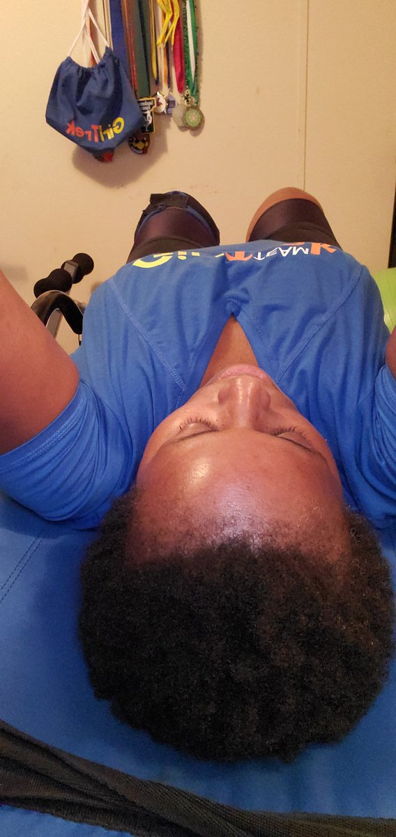 wildandwacky's tweet photo. Week 3 Completed #BlackHistoryBootcamp &amp; #21DaysBootcamp! I earned my Maya The Magician Award Badge. I trekked 6.19 Miles &amp; 619 Sit-Ups in Honor of Celebrating Juneteeth....Happy Fri-Yay!..#Girltrek #SteppingforLife #Daughterof #SelfCare #JUNETEENTH2020 #PressingOn https://t.co/Iji4mfYtqn