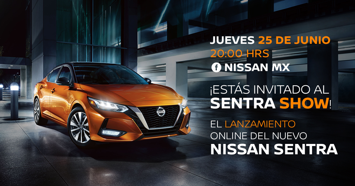 Nissan_mx's tweet photo. 🚨 No te pierdas el lanzamiento del #NuevoNissanSENTRA desde nuestra Fanpage de Facebook. #SENTRAShow 🚨 https://t.co/gOcfmfBQsO