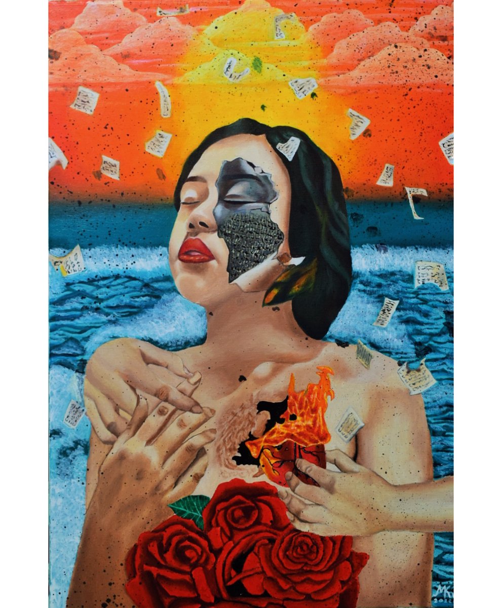 spacedmuseum's tweet photo. "Revelation"
By Marion Kristin (ig: @theblueunknown) .
.
.
"Revelation"
Oil and acrylic on canvas

20x30 inches

2020

#art #artph #revelation #selfportrait #oilpainting #acrylicpainting #roses #spacedmuseum #onlineartmuseum #artmuseum https://t.co/bkxavriNBm