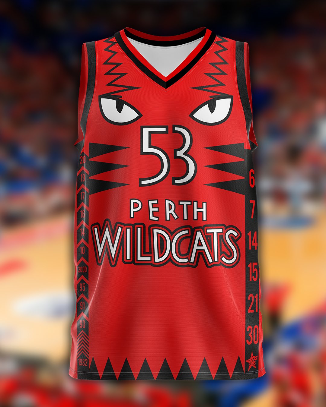 vintage perth wildcats jersey
