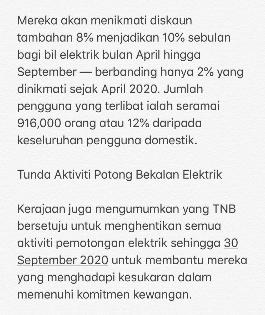 Intipati Sidang Media Menteri dan TNB hari ini 