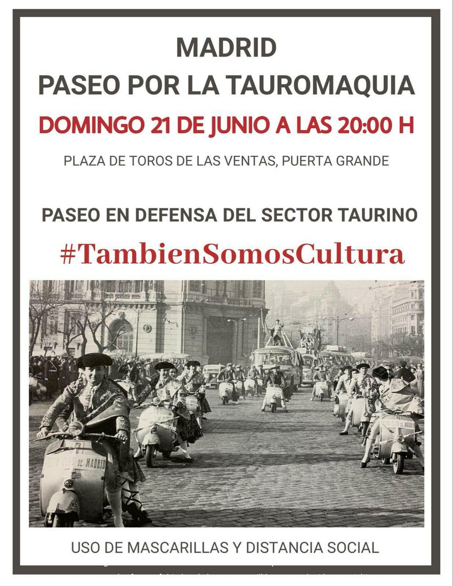Paseos Taurinos. Como mola lo raro entre lo diferente. Bello brutal no poder quitarte ese pase de la cabeza o esa y solo esa cornada o solo esa cornamenta. Esa sangre y solo esa. La muñeca en camara lenta. Ser racional siempre lleva a la tristeza. <a href="/JavierMarinIgea/">Javier Igea Marín</a> <a href="/alopezsimon/">Alberto López Simón</a>