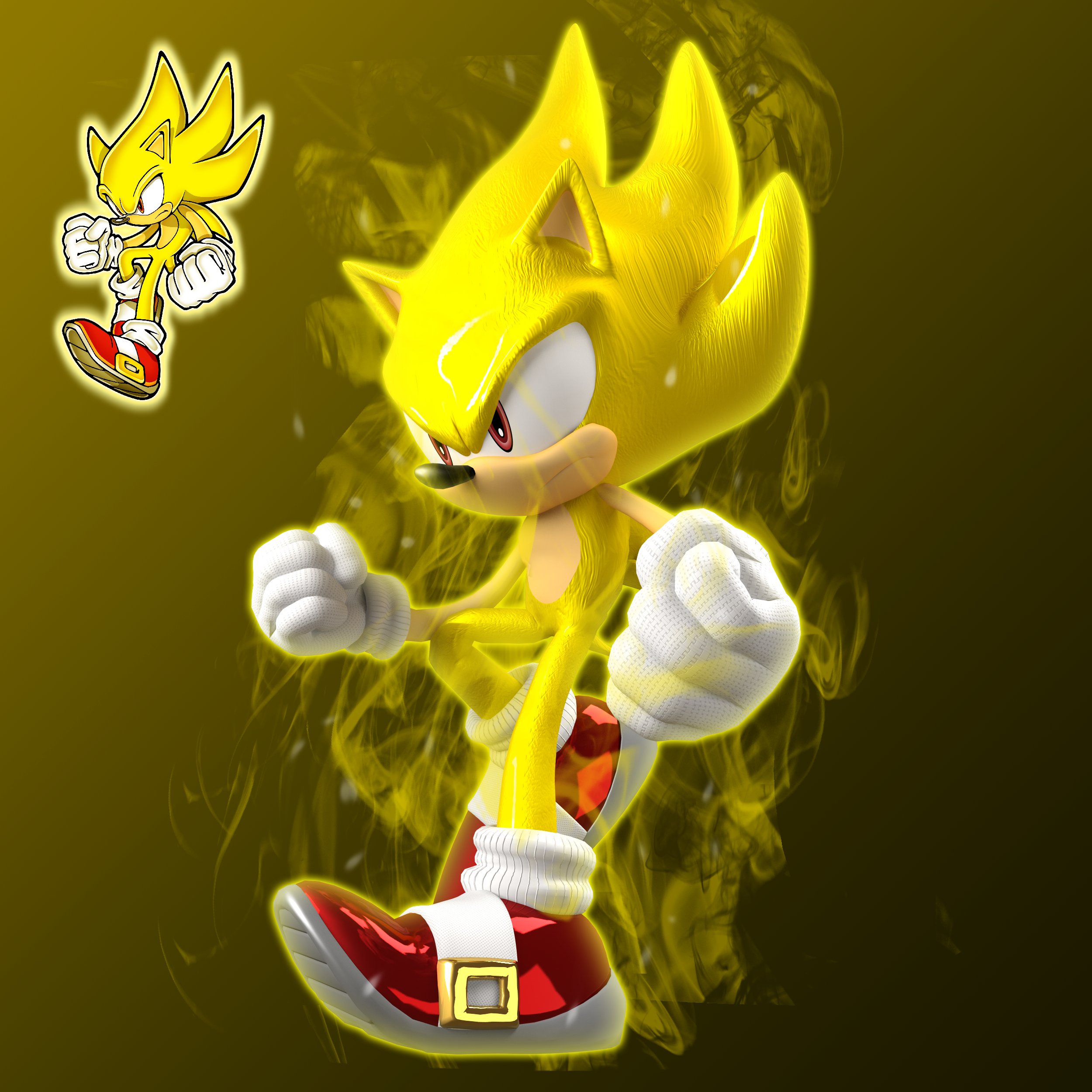 Custom / Edited - Sonic the Hedgehog Customs - Super Sonic