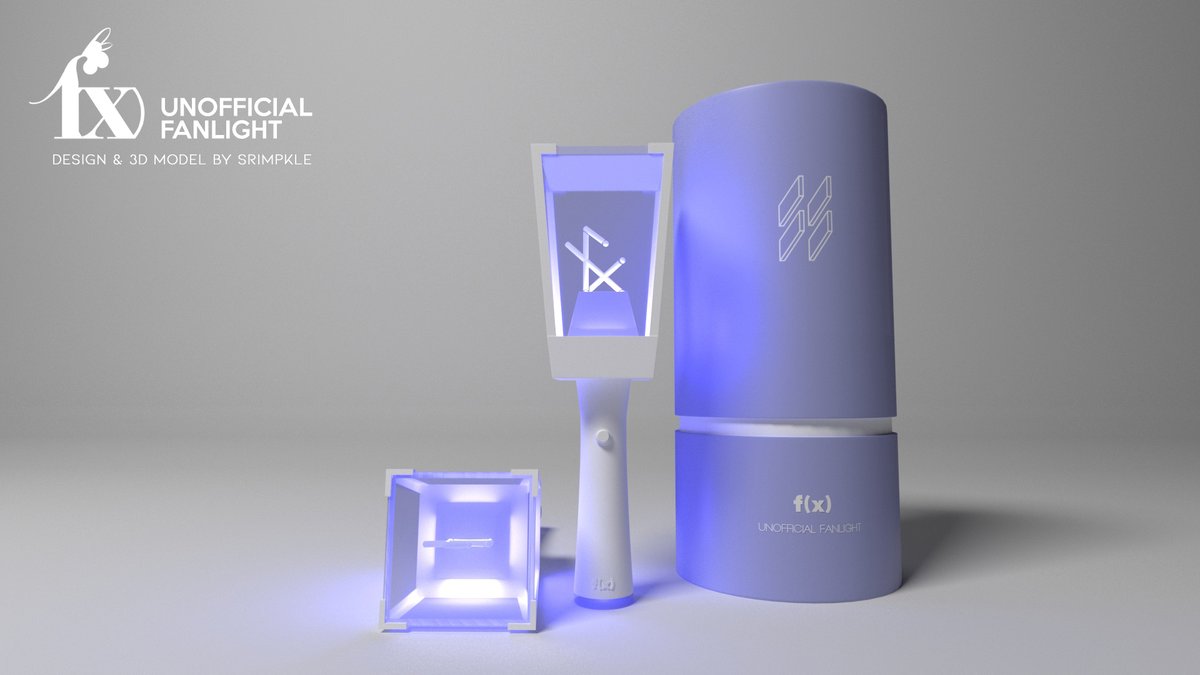 Hi, MeUs! this is f(x) unofficial fanlight made by me!💫💜 #Lightstick  #kpoplighstick #fanmadelightstick #fanmade #3dmodeling #3dmodelling, image size:1200x675