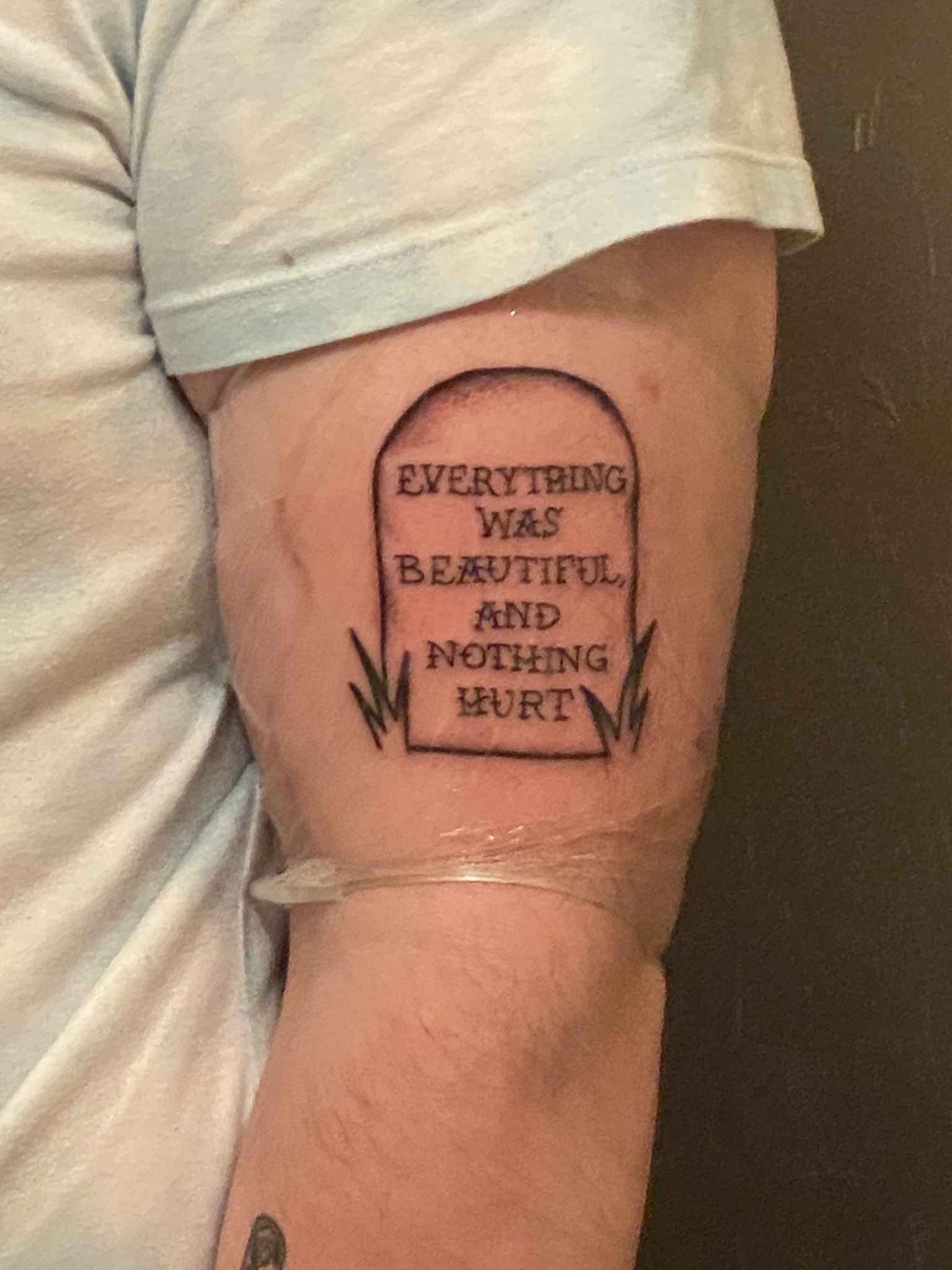 Everything Was Beautiful And Nothing Hurt Tattoo Dylan? on Twitter: "everything was beautiful and nothing hurt (except this tattoo) https://t.co/qP20gybg4E" / Twitter