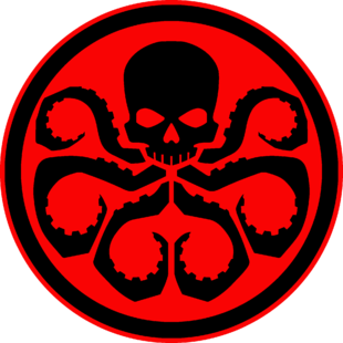 So who is the enemy in the Marvel universe?An ex-Nazi group called "Hydra" that was transplanted to America after WWII in Operation Paperclip & covertly took control of the CIA equivalent "SHIELD"Their logo is a combo of the Rockefeller octopus and the Skull & Bones/SS logos