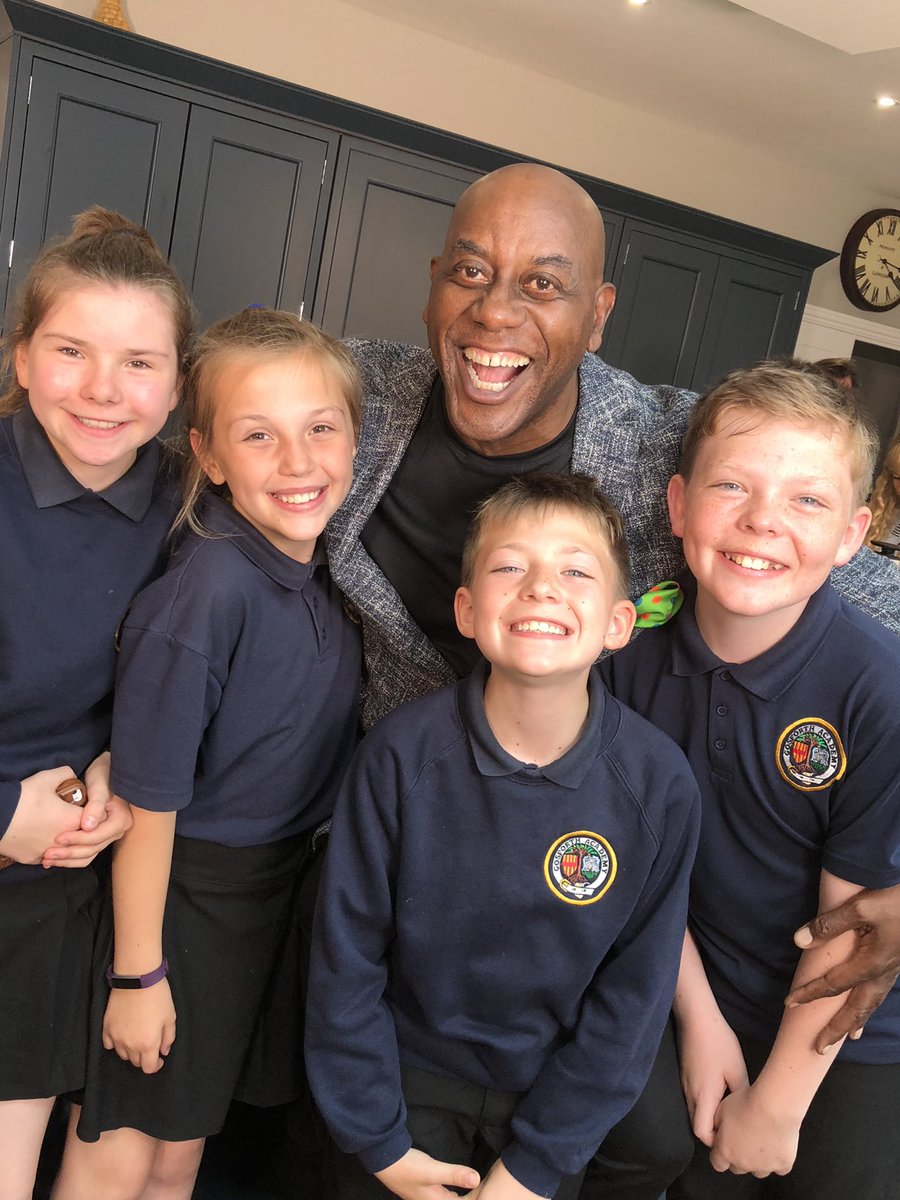 2 years ago <a href="/AinsleyFoods/">Ainsley Harriott</a> -what a fun day - watching you work!