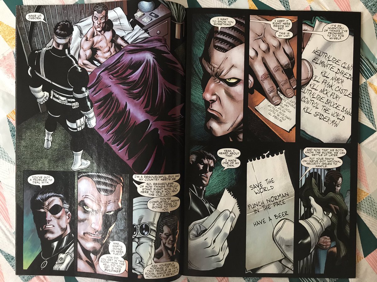 This is a great paradigm-shift issue! Also, Fury is nowhere near as funny as he thinks he is, but that is funny in itself