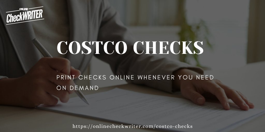 webcheckwriter's tweet photo. https://t.co/UBGkWRWD6T
Print checks online whenever you need on demand. Never run out of paper any more or waiting Costco checks order to come.
#OnlineCheckWriter #CostcoChecks #CostcoChecksOrder #CostcoChecksBusiness #CostcoCostcoChecksPrinting https://t.co/HR9kLU6Bdr