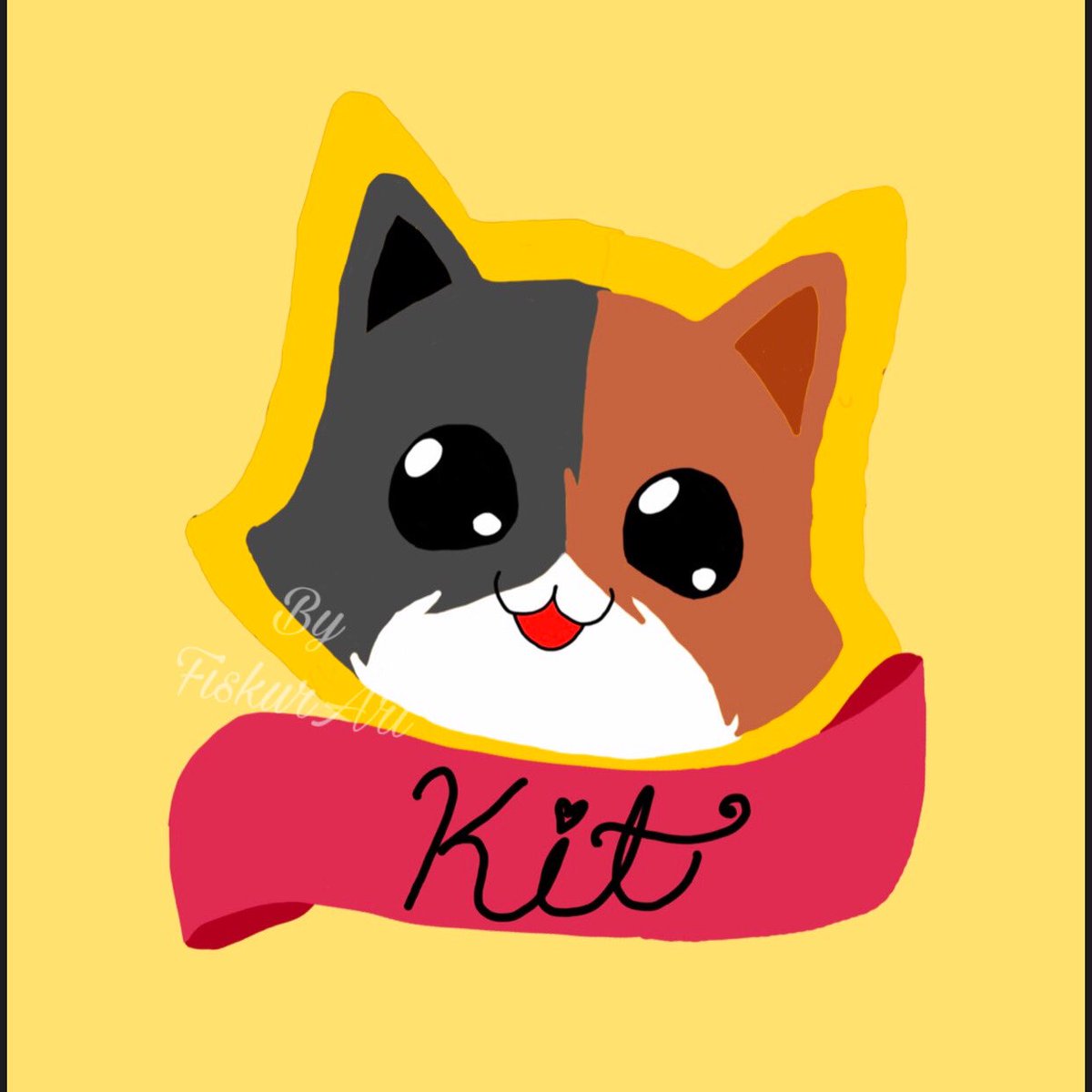 Fiskurart's tweet photo. I love so much the son of Meowscles,the little Kit, he is just like him, but much cute!! Im in love with this little cat😍♥️  #digital #digitalpainting #artedigital  #digital_art #ilustration #dibujodigital #dibujos #featuredartist #cats #Kit #SonOfMeowscles #Fortnite #LittleKit https://t.co/Kg8asokTOI