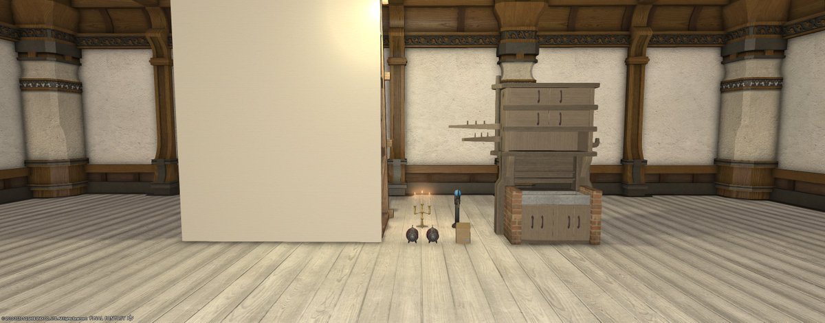 Souryu Yamato そうりゅう やまと Ff14 Typhon鯖 給湯器の作り方 1枚目 用意する家具 ラノシアン テーブルクロノメーター2個 グローサリーバッグ プリケット 御用邸の調理台 エールサーバー ステージパネル 2枚目 3枚目は設置していきます 4枚目