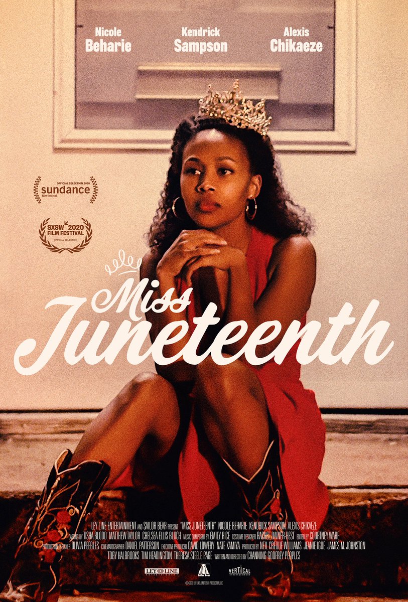 MISS JUNETEENTH directed by CHANNING GODFREY PEOPLES was excellent. As everyone has said, Nicole Beharie is phenomenal. I *may* have done some Google research on Kendrick Sampson  Craving Texas BBQ now....