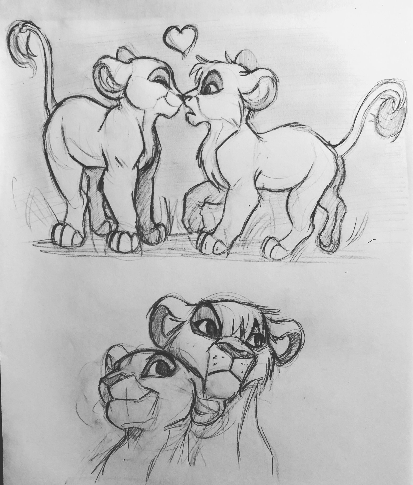 Lion King 2 Coloring Pages Kiara And Kovu