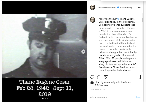 What's really interesting is JFK's brother, RFK's assassin's lawyer claimed in '11 that he was a victim of brainwashing and was a patsyRFK Jr. claims that another man, an ex-CIA and Military Industrial Complex employee was the second gunman that ACTUALLY killed his father