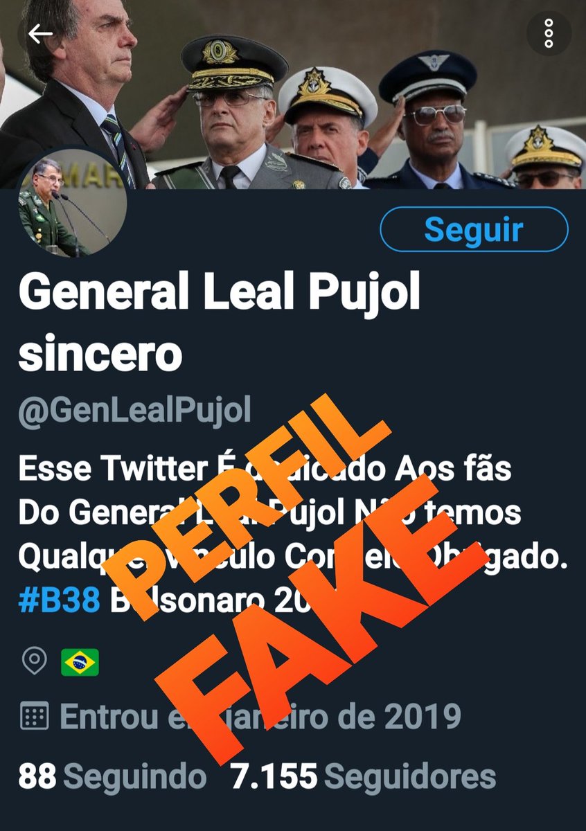 ComendadorSerra's tweet photo. ⚠Atenção!
Eu entendo que algumas pessoas fazem perfis de paródia para homenagear artistas, autoridades e afins, mas é preciso deixar bem claro que são perfis de paródia.
Os perfis oficiais tem o selo azul de verificados depois do nome.
Fiquem atentos!
#PerfisFake https://t.co/gpJFSx4Uw5