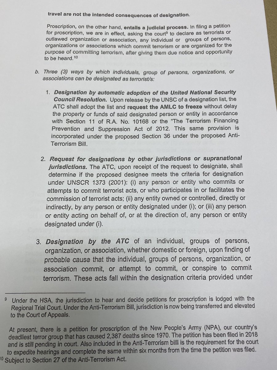 Senator Lacson’s response to IBP President Cayosa’s statement regarding the Anti-Terror Bill. Lacson explains provisions that have been subject to misconceptions. (3/4)  #YesToAntiTerrorBill  #AntiTerrorBill