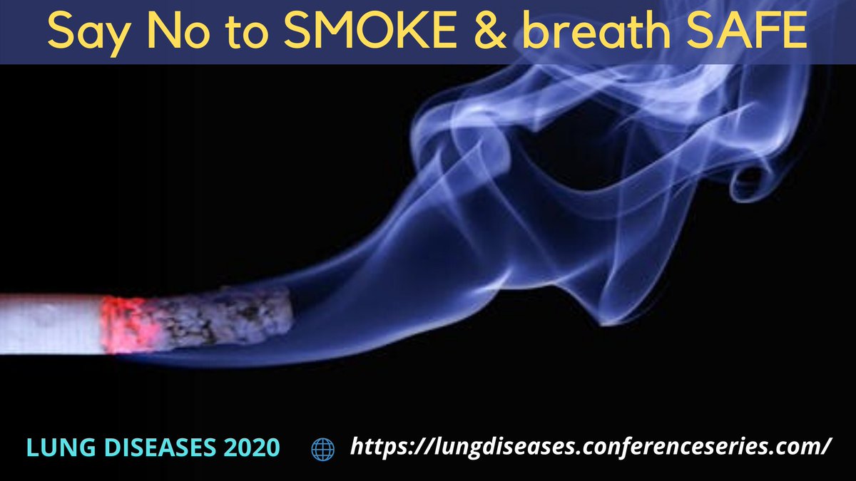 copd_healthcare's tweet photo. Say no to #smoke and #breath safe join us at #LungDiseases2020 #October 29-30, 2020 #CapeTown #SouthAfrica to share your views on #lungdiseases #pulmonology #COPD #lungdisorders #Corona #Asthma #Allergy #Lungcancer #Respiratoryillness
Visit : https://t.co/ERBqrweVpb https://t.co/FKKyv9ugOA