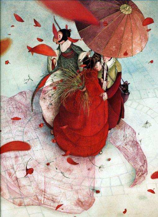 zuchicage's tweet photo. #ArteinQuarantena curiamo l'anima con la bellezza ❤️, l'artista di oggi è Rebecca Dautremer https://t.co/X6cED6pcem
