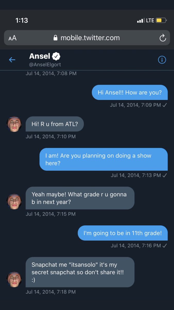 Via a girl called Madison