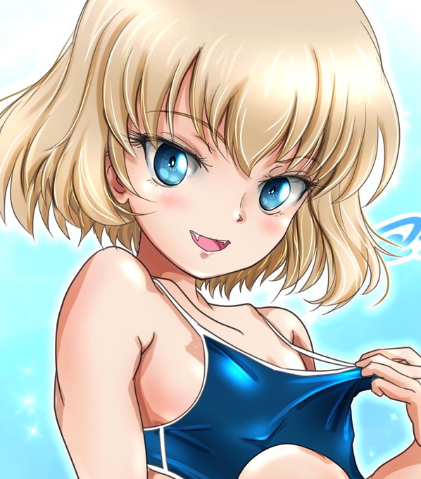 昼あげ〜スク水カチューシャたんです🥰 