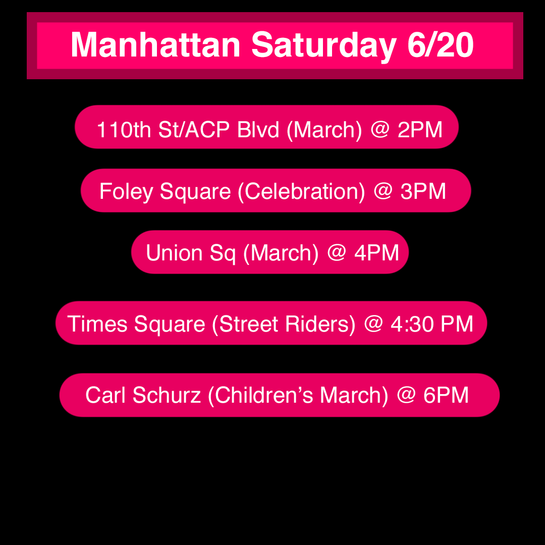jfg_nyc's tweet photo. the rest of the event lists (in addition to the ones already posted) so y'all can plan out your Saturday https://t.co/qcwt4229MZ