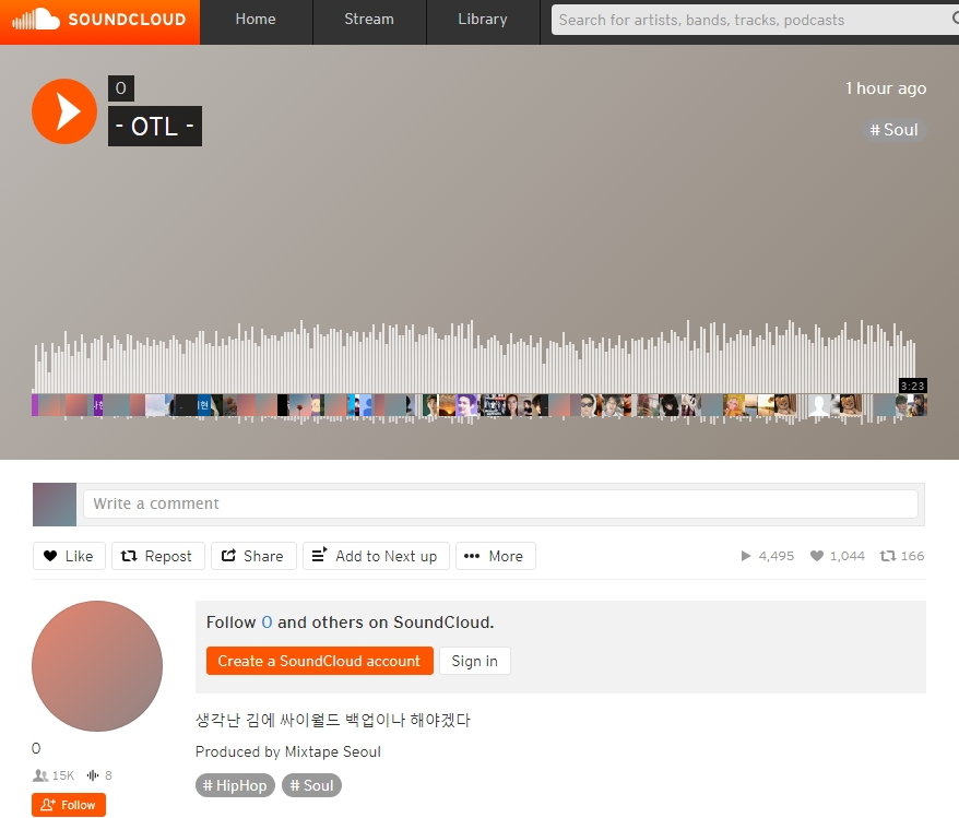 <New Song Release>WOW!  #Hwiyoung released a new self-written song < #OTL> at his  #SoundCloud. SO LIT!   @SF9official -"OTL" is a slang for a person kneeling down out of his frustration.Listen to HY's new song<OTL>: http://soundcloud.com/h0123/otl  #SF9  #휘영  #영균  #LoveIt