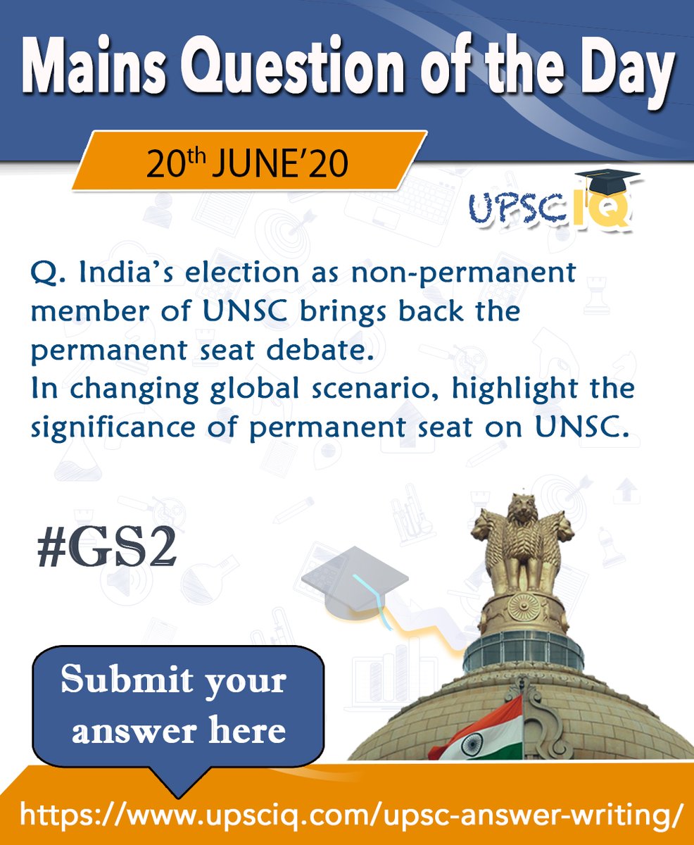 bankiqeducation's tweet image. UPSC Mains Answer Writing
Submit your answer here - upsciq.com/upsc-answer-wr…

#Questionoftheday #upsc #prelim2020 #ias #cse