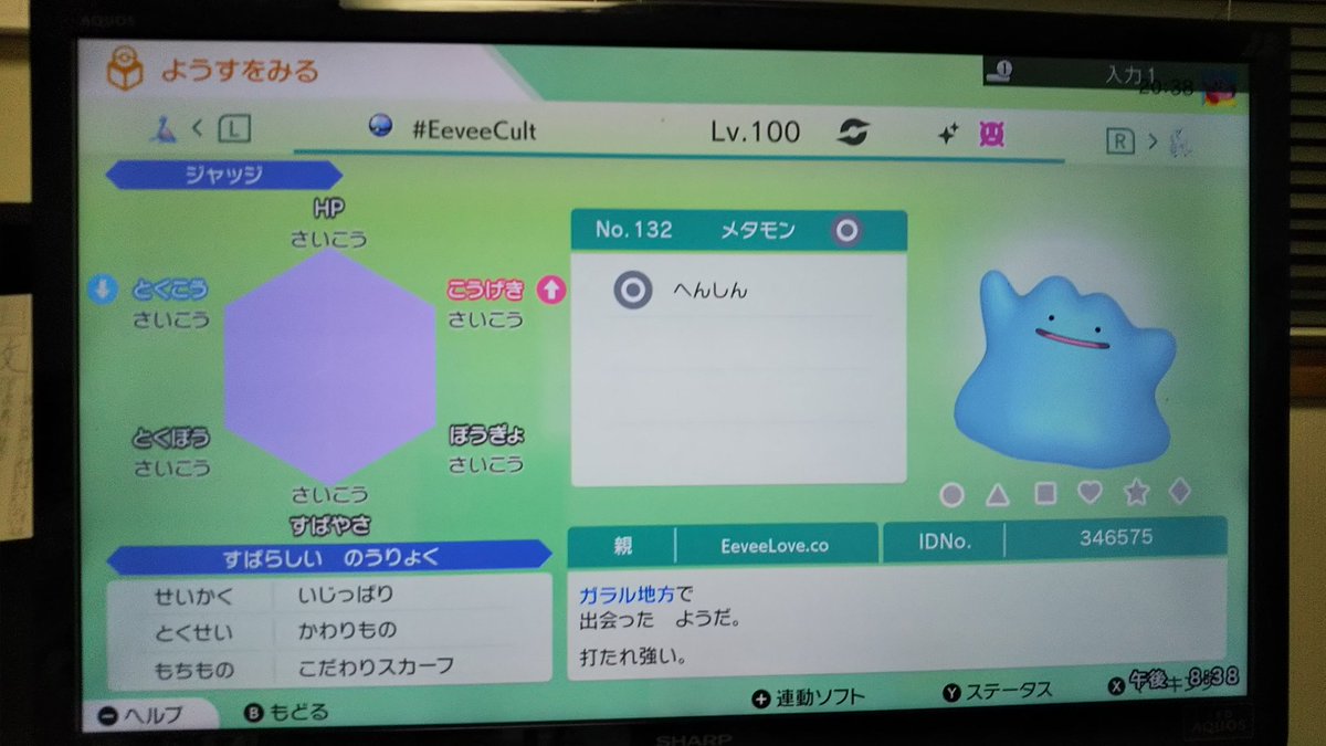 改造ポケモン判定 改造ポケモン判定