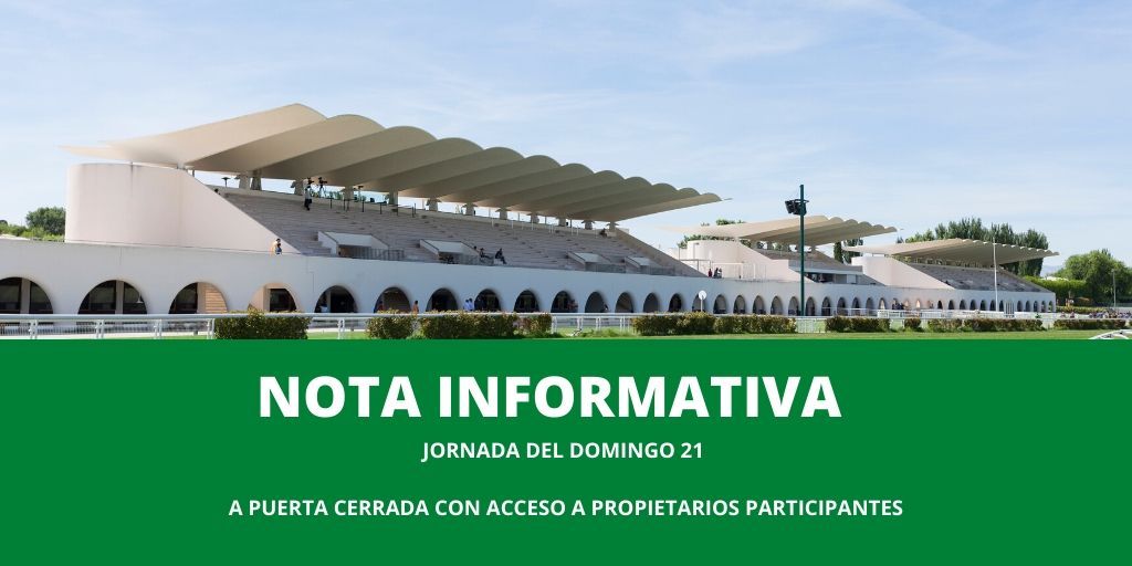 HipodromoMadrid's tweet photo. Os enlazamos a un comunicado de ultima hora https://t.co/Xt92ddM5Uv https://t.co/swpxdXVBsy
