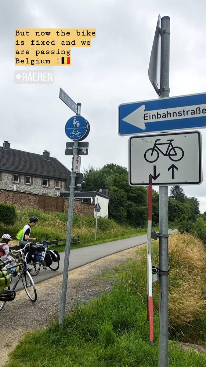 FYI,  #Vennbahn used to be a train track during World War I - II to transport coal & iron. They recently transformed the track across Germany - Belgium - Luxembourg into a cross country biking track. So you can imagine, the line went across wilderness, farms & villages...