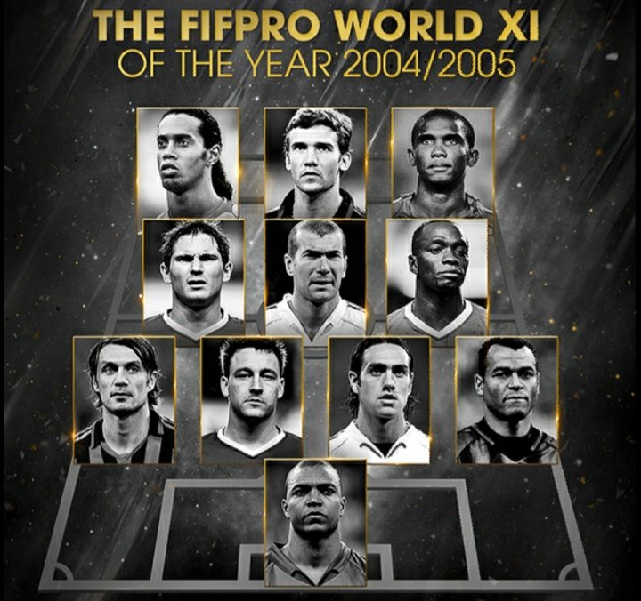 Frank Lampard▪︎UEFA Midfielder of the Year ▪︎FIFA FIFpro World XI ▪︎2 England POTY▪︎Ballon d'Or Silver Award▪︎FIFA POTY Silver Award ▪︎PL Player of the Season ▪︎3 Premier League▪︎4 FA Cup▪︎1 UCL▪︎1 Europa LeagueChelsea Greatest Player of All Time