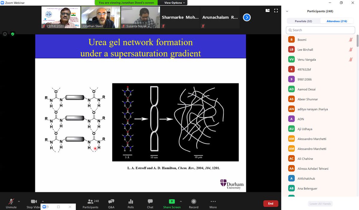 Kumar Biradha (@kumarbiradha) on Twitter photo First lecture of last session started <a href="/CEFMC2020/">Crystal Engineering: From Molecules to Crystals 20</a> , Jon is gelating all of us with his wonderful talk. <a href="/jonathan_steed/">Jonathan Steed</a> <a href="/CGD_ACS/">Crystal Growth & Design / ACS</a> <a href="/cmallareddy/">C Malla Reddy</a> First lecture of last session started <a href="/CEFMC2020/">Crystal Engineering: From Molecules to Crystals 20</a> , Jon is gelating all of us with his wonderful talk. <a href="/jonathan_steed/">Jonathan Steed</a> <a href="/CGD_ACS/">Crystal Growth & Design / ACS</a> <a href="/cmallareddy/">C Malla Reddy</a>
