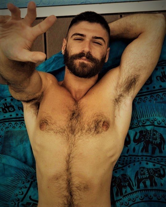 June 19  ????  #ILoveHairyMen #hairsome #hairychest #hairygay #hairyfan #scruff #beardedhomo #beard #hairymen