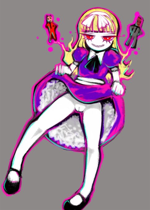 魔人アリスを一体描きました 